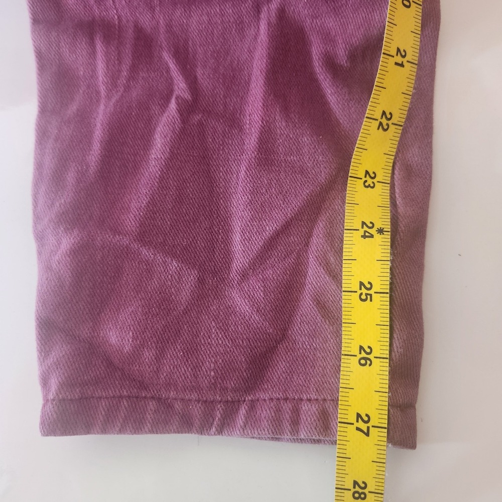 Vintage Purple Denim Overalls Cotton Bib Dungarees Plum Medium - Picture 6 of 6